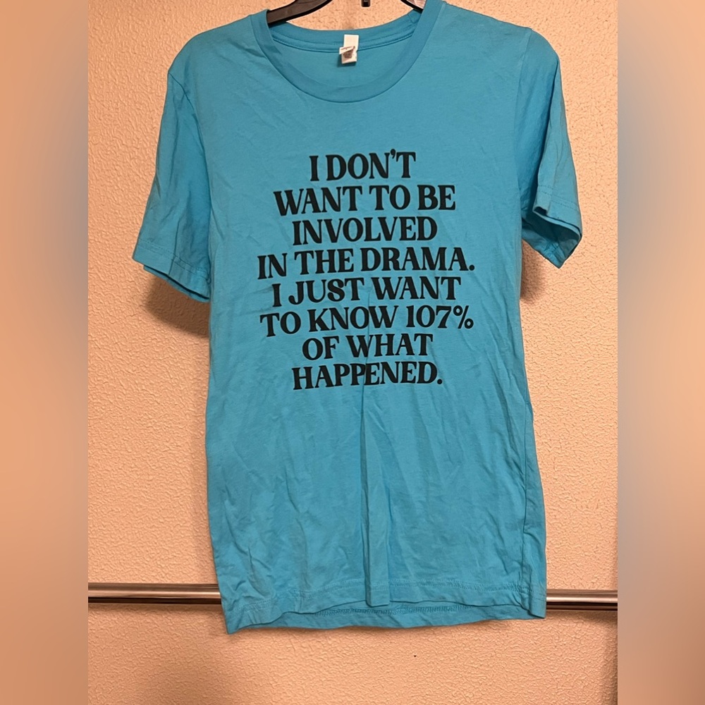 Blue Short Sleeve Tee SZ S